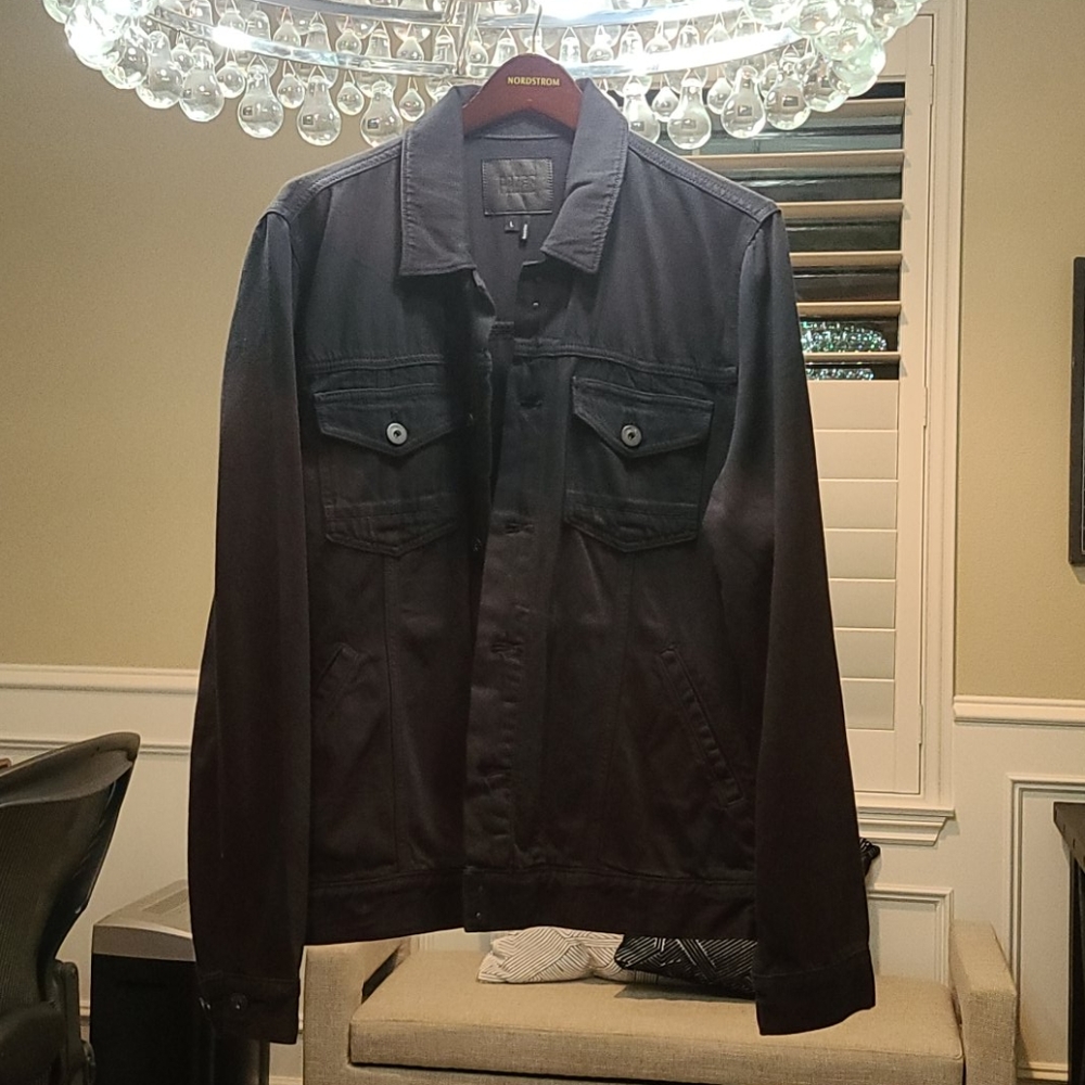 Paige black denim jacket